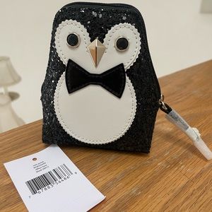 COPY - Kate Spade Clifton Lane Little Len Penguin Coin purse, Black, Brand New …